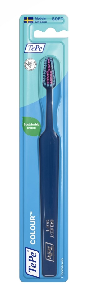 TePe Colour Soft Toothbrush Οδοντόβουρτσα Μπλε 1τμχ