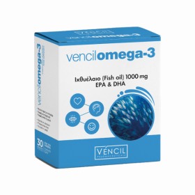 Vencil Omega-3 Fish Oil 1000mg EPA & DHA Συμπλήρωμα Διατροφής με Ωμ...