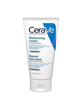 CeraVe Ενυδατική Κρέμα Προσώπου και Σώματος Για Ξηρό εώς πολύ Ξηρό Δέρμα, 50gr