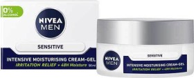 Nivea Men Sensitive Intensive Moisturising Cream Gel Ανδρική Ενυδατική Κρέμα Προσώπου, 50ml