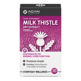 Agan Milk Thistle 7500mg Συμπλήρωμα Διατροφής με Γαϊδουράγκαθο, 30v...
