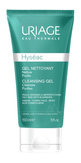 Uriage Hyseac Cleansing Gel Καθαριστικό Τζελ για Λιπαρό Δέρμα με τάση Ακμής, 150ml