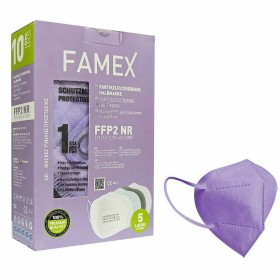 Famex Μάσκα Προστασίας FFP2 σε Λιλά χρώμα 10 Τεμάχια