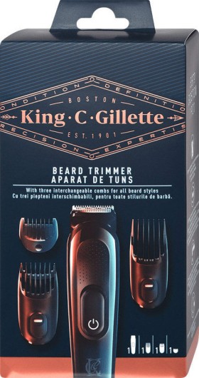 Gillette King Ξυριστική Μηχανή Προσώπου Επαναφορτιζόμενη