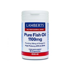 Lamberts Pure Fish Oil 1100mg Συμπλήρωμα Διατροφής με Ιχθυέλαιο, 60...