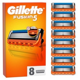 Gillette Fusion 5 Ανταλλακτικές Κεφαλές Mε 5 Λεπίδες & Λιπαντική Τα...
