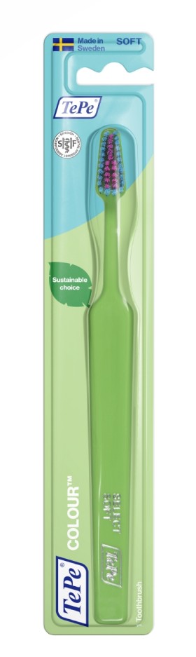 Tepe Colour Οδοντόβουρτσα Μαλακή Πράσινη, 1τεμάχιο