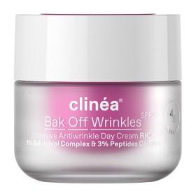 Clinea Bak Off Wrinkles Rich SPF20 Αντιγηραντική Κρέμα Ημέρας, 50ml