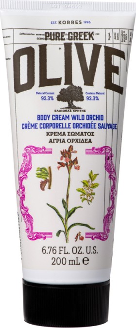 Korres Pure Greek Olive Κρέμα Σώματος Άγρια Ορχιδέα, 200ml