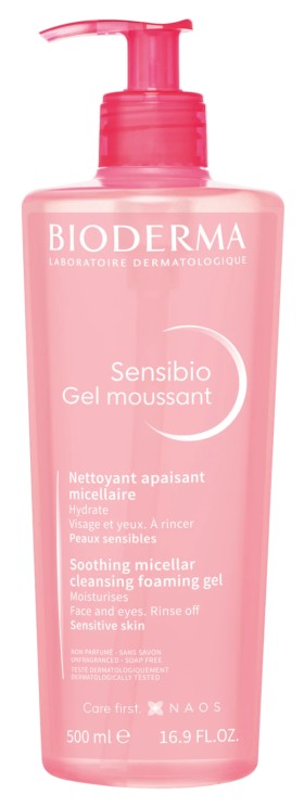 Bioderma Sensibio Mild Cleansing Foaming Gel 500ml
