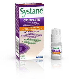 Alcon Systane Complete Λιπαντικές Οφθαλμικές Σταγόνες Χωρίς Συντηρη...