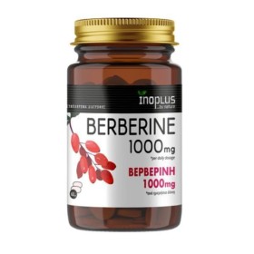 InoPlus Berberine 1000mg Συμπλήρωμα Διατροφής με Βερβερίνη, 60 Κάψο...
