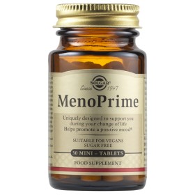 Solgar MenoPrime Συμπλήρωμα Διατροφής Για Ανακούφιση Από Τα Συμπτώματα Της Εμμηνόπαυσης, 30 Ταμπλέτες
