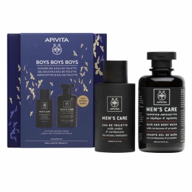 Apivita Promo Boys Boys Boys Eau de Toilette με Κέδρο & Κάρδαμο, 100ml & Σαμπουάν-Αφρόλουτρο με Κάρδαμο & Πρόπολη, 250ml