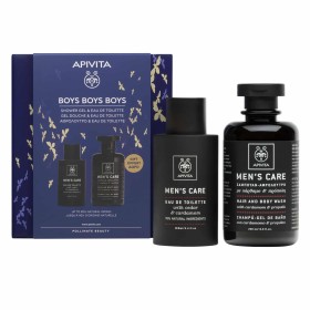 Apivita Promo Boys Boys Boys: Eau de Toilette με Κέδρο & Κάρδαμο, 100ml & Σαμπουάν-Αφρόλουτρο με Κάρδαμο & Πρόπολη, 250ml