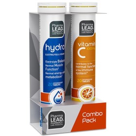Pharmalead Promo 1+1 Hydro+ & Vitamin C 1000mg, 20+20 Αναβράζοντα Δ...