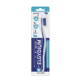 Elgydium Toothbrush 4 in 1 Medium Οδοντόβουρτσα Μέτρια Σκληρότητα, ...