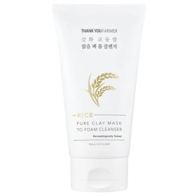 Thank You Farmer Rice Pure Clay Mask to Foam Cleanser Αφρώδες Καθαρ...
