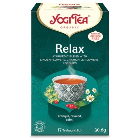 Yogi Tea Relax Απαλό, ήπιο, χαλαρωτικό Αφέψημα, 17x1.8g