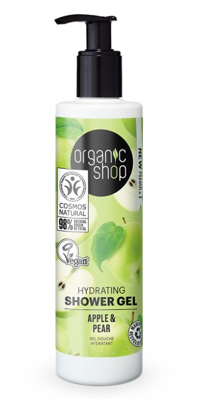 Natura Siberica Organic Shop Ενυδατικό Αφρόλουτρο Μήλο & Αχλάδι, 280 ml