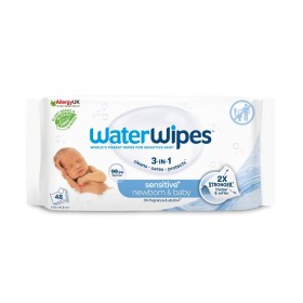 WaterWipes Οικολογικά Μωρομάντηλα με 99,9% Νερό, 48τμχ