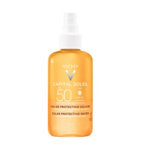 Vichy Capital Soleil Αντηλιακό Νερό Water Spray SPF50 Για Λαμπερό Μ...