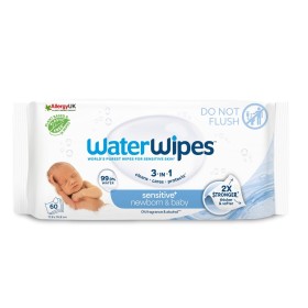 WaterWipes Bio 100% Βιοδιασπώμενα Άοσμα Μωρομάντηλα με 99,9% Νερό, ...