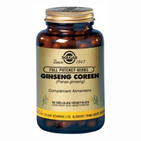 Solgar Korean Ginseng Συμπλήρωμα διατροφής με Ginseng, 50 Φυτικές Κ...