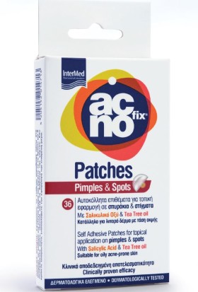 Acnofix Patches Αυτοκόλλητα Eπιθέματα Προσώπου για Σπυράκια και Μαύρα Στίγματα 36 Τεμάχια