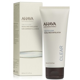 Ahava Facial Mud Exfoliator Απολεπιστική Κρέμα Προσώπου Με Λάσπη Από Τη Νεκρά Θάλασσα 100ml