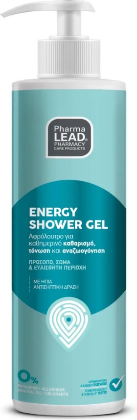 Pharmalead Energy Shower Gel Aφρόλουτρο για Πρόσωπο & Σώμα, 500ml