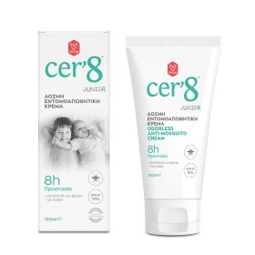 Cer8 Junior Άοσμη Εντομοαπωθητική Κρέμα, 150ml