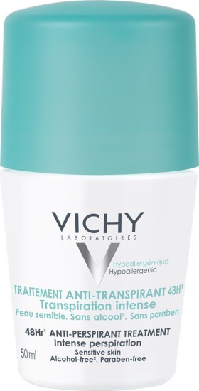 Vichy Deodorant 48h Intensive Αποσμητικό Roll-On 48ωρης Προστασίας, 50ml