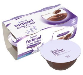 Nutricia Fortimel Creme Protein 1.6Kcal Chocolate Συμπλήρωμα Διατροφής για τη Διαιτητική Διαχείριση της Δυσθρεψίας με Γεύση Σοκολάτα, 4x125gr
