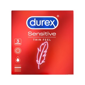 Durex Sensitive Λεπτά Προφυλακτικά, 3 Τεμάχια