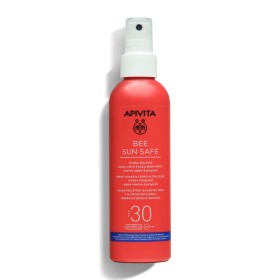 Apivita Bee Sun Safe Ενυδατικό Αντηλιακό Spray Ελαφριάς Υφής Για Πρόσωπο και Σώμα Με Θαλάσσια Φύκη Και Πρόπολη SPF30, 200ml