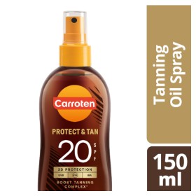 Carroten Intensive Tan Λάδι για Έντονο Μαύρισμα Spf20, 150ml