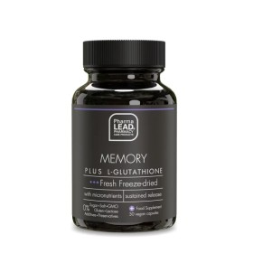 Pharmalead Black Range Memory Plus L-Glutathione Συμπλήρωμα για Βελτίωση της Μνήμης & Πνευματική Διαύγεια, 30 Κάψουλες