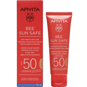 Apivita Bee Sun Safe Αντηλιακή Κρέμα Προσώπου Κατά των Πανάδων και των Ρυτίδων SPF50, 50ml
