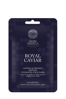 Νatura Siberica Royal Caviar Lifting & Firming Peptide Hydrogel Face Mask Μάσκα Προσώπου για Ενίσχυση της Σφριγηλότητας, 1τμχ