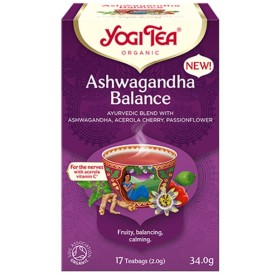 Yogi Tea Ashwagandha Balance Τσάι για το Νευρικό Σύστημα, 17x2.0g