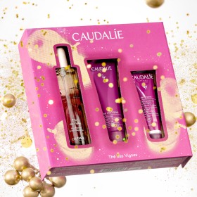 Caudalie The Des Vignes Xmas Promo με Fresh Fragrance Γυναικειο Αρωμα, 50ml & Shower Gel Αφρολουτρο Σωματος, 50ml & Hand & Nail Repairing Cream Ενυδατικη Κρεμα Χεριών, 30ml, 1σετ
