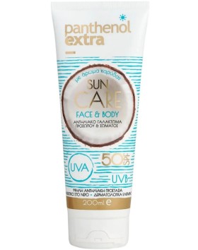 Panthenol Extra Sun Care Face & Body Milk SPF50, 200ml