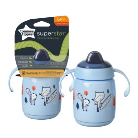 Tommee Tippee Εκπαιδευτικό Κύπελλο με Στόμιο Μαλακής Σιλικόνης Μπλε 6m+, 300ml