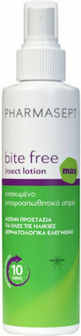 Pharmasept Bite Free Εντομοαπωθητική Λοσιόν σε Spray Κατάλληλη για Παιδιά 100ml