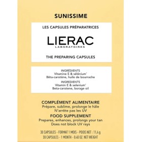 Lierac Sunissime The Preparing Capsules Συμπλήρωμα Διατροφής Προετοιμασίας Μαυρίσματος, 30 Κάψουλες