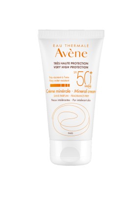 Avene Αντηλιακή Κρέμα Minérale SPF 50+ Πολύ Υψηλή Προστασία με 100%...