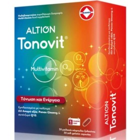 Altion Tonovit Συμπλήρωμα Διατροφής Πολυβιταμίνη με Ωμέγα 3, Q10 κα...