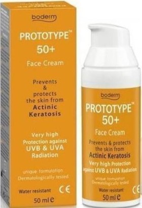 Boderm Prototype Face Cream SPF50+ για την Ακτινική Κερατίαση 50ml