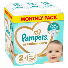 Pampers Premium Care Πάνες Μέγεθος 2 Monthly Pack (4-8kg), 246τμχ